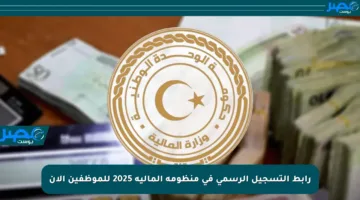 رابط التسجيل الرسمي في منظومة المالية 2025 للموظفين الآن